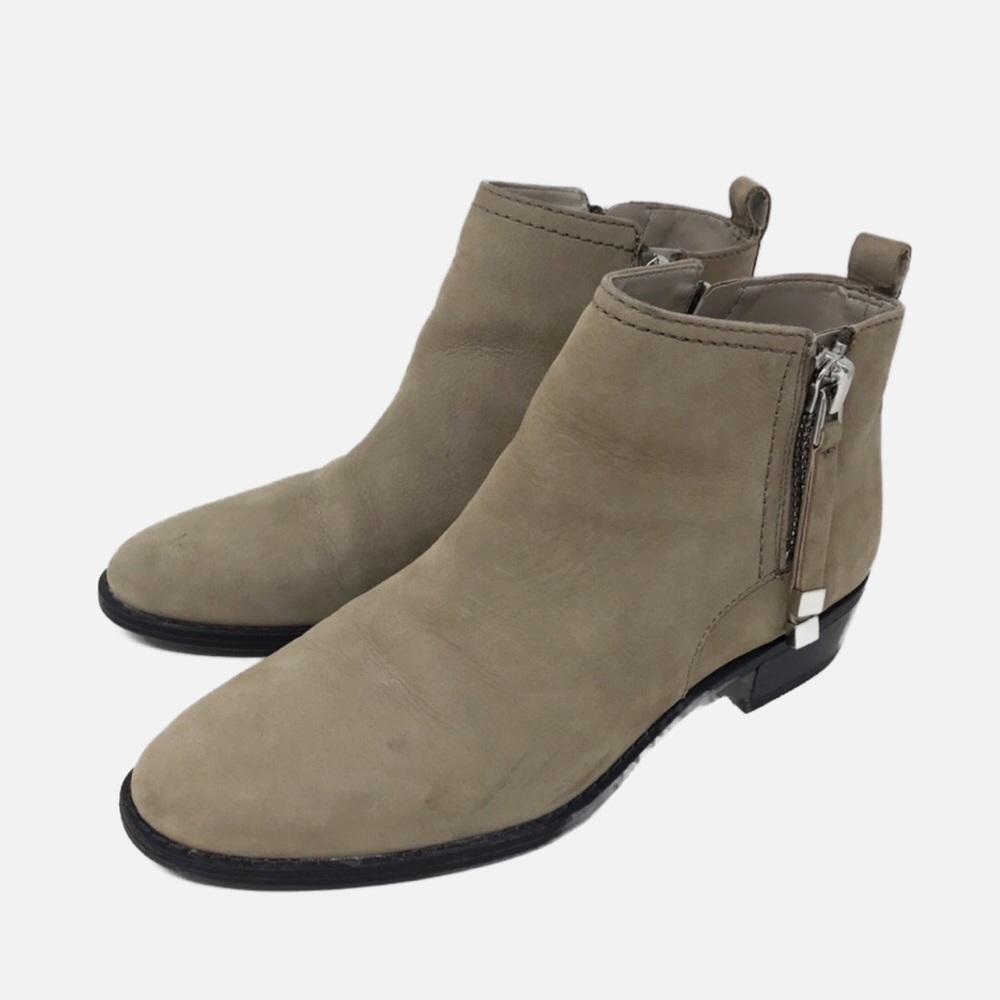 Franco Sarto Leather Ankle Boots Size 6.5